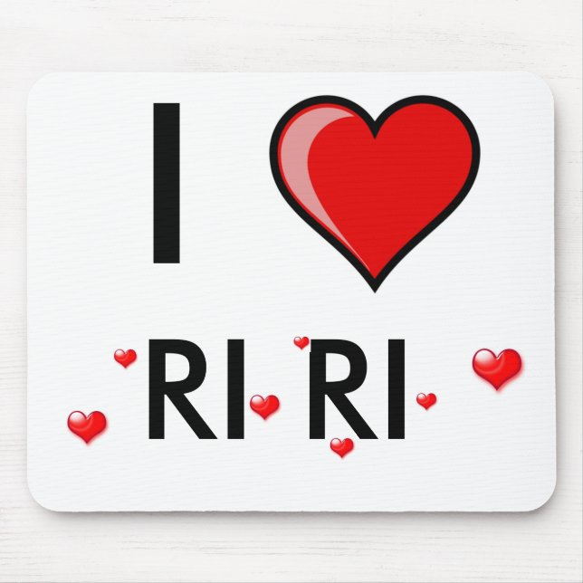 Rihanna fläktmousepad musmatta (Framsidan)