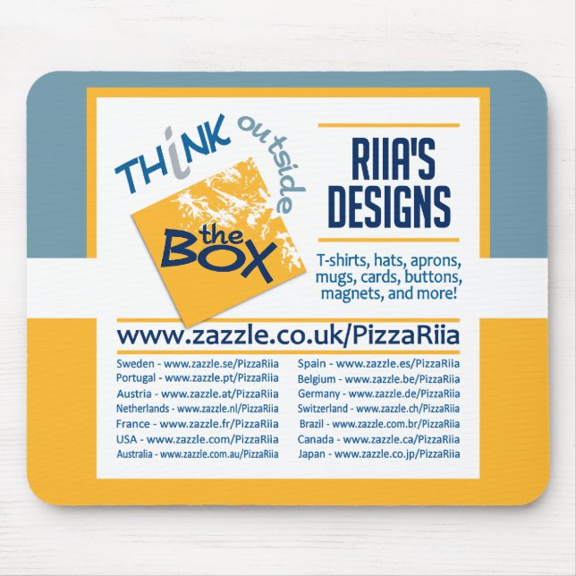 Riias designmousepad musmatta (Framsidan)