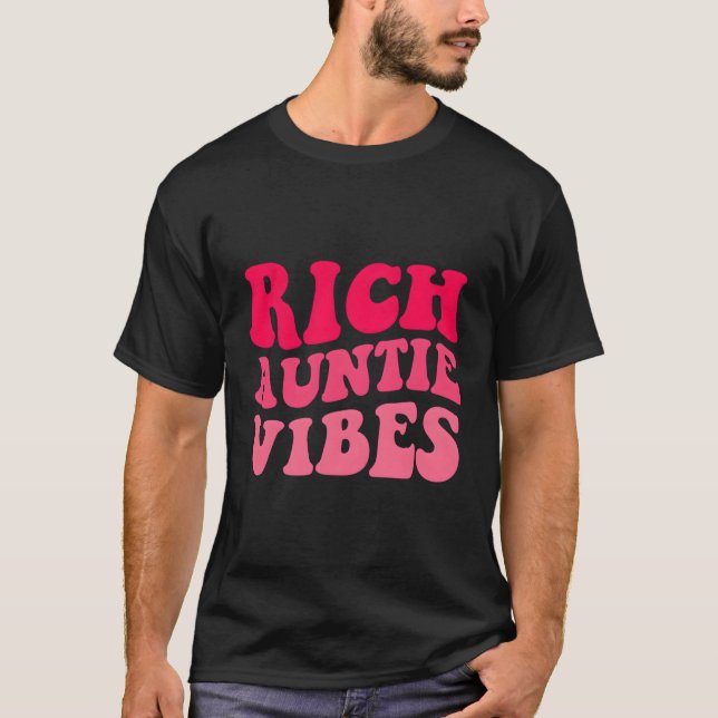 Rik Auntie S Moster Best Monty Mors dag T Shirt (Framsida)