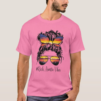 Rik Auntie Vibes Moster Women Best Monty Mammor Da T Shirt