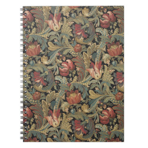 Rik Blommigt Brocade Antique Classic Anteckningsbok