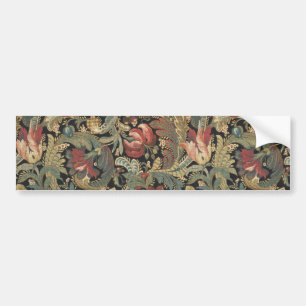 Rik Blommigt Brocade Antique Classic Bildekal