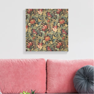 Rik Blommigt Brocade Antique Classic Canvastryck