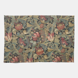 Rik Blommigt Brocade Antique Classic Kökshandduk