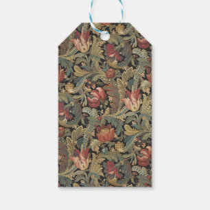 Rik Blommigt Brocade Antique Classic Presentetikett