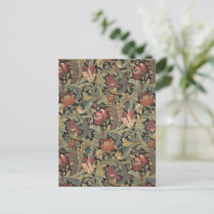 Rik Blommigt Brocade Antique Classic Vykort