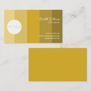 RIK CONTEMPORARY GULD FÄRG RAND COMPANY LOGOTYP VISITKORT