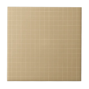 Rik Cream & White Checkated Retro Minimalist Warm Kakelplatta