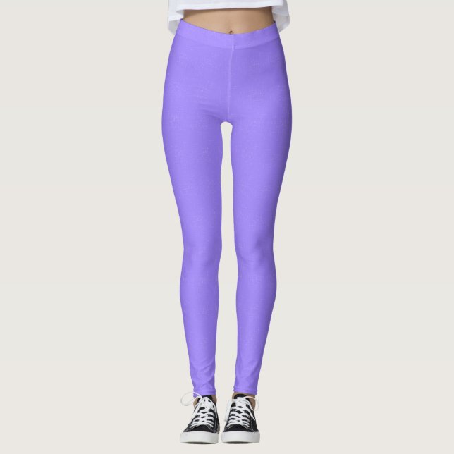 Rik, delikat lila textur leggings (Framsida)