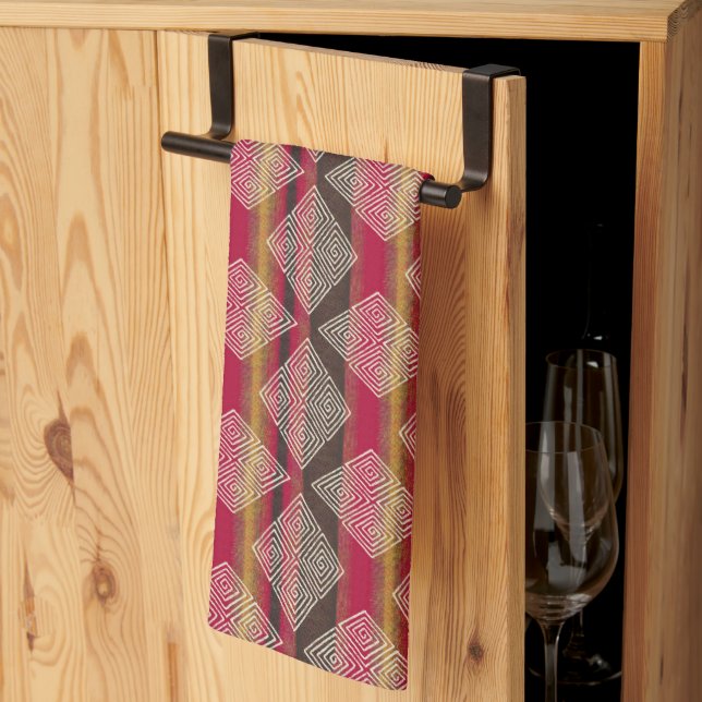 Rik Earthy Färg Ombre Lera Trasa Benice Towel Kökshandduk (Thirds Fold)