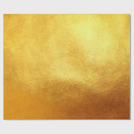 Rik Elegant Lyxig Jul Guld Falsk Folie Presentpapper