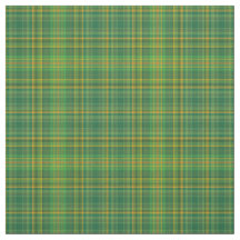 Rik Grönt Tartan (Play) Anpassningsbar Fabric