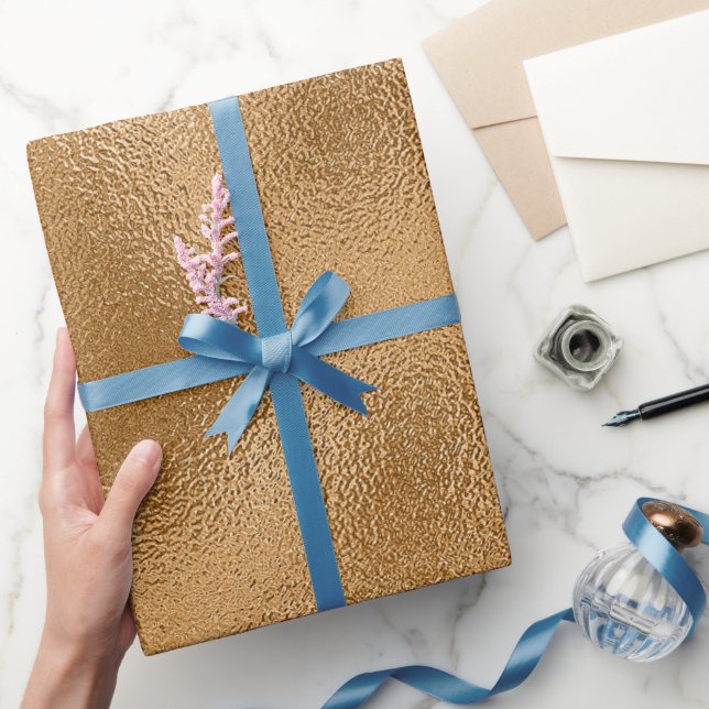 Rik gul glasabstrakt presentpapper (Gifting)