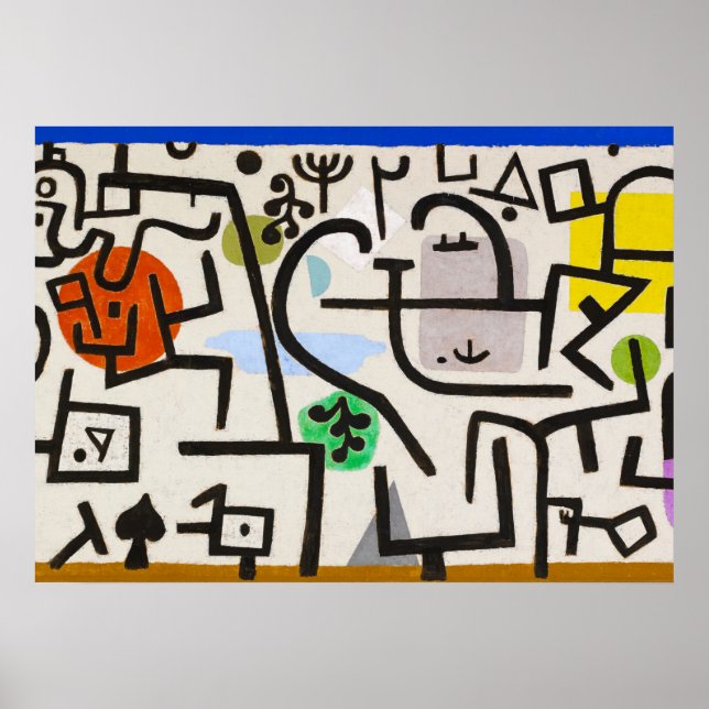 Rik Harbour av Paul Klee Poster (Framsidan)