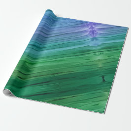 Rik indigofärg, djupgrön och ametist presentpapper