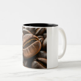 Rik Kaffe Bean Struktur 2-Tone Mugg