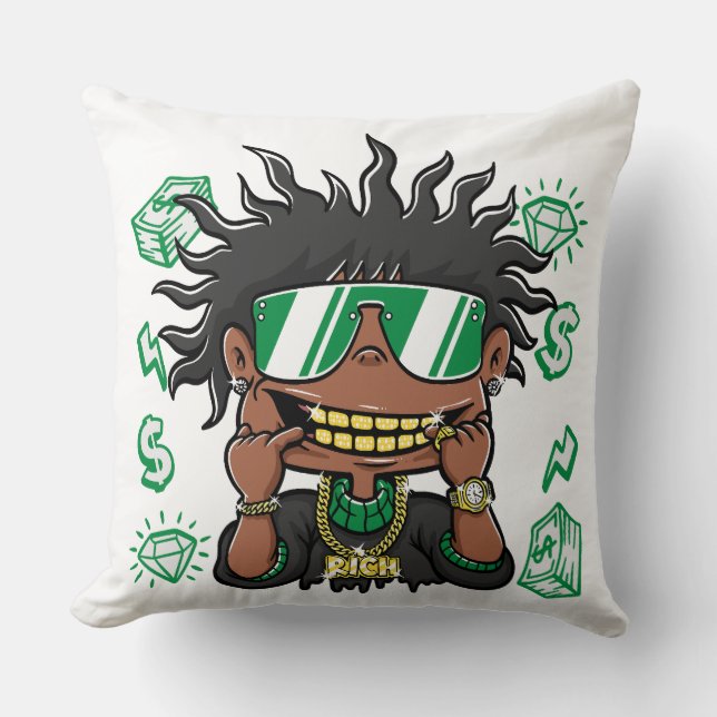 Rik Kärlek Clothing Kudde (Framsida)