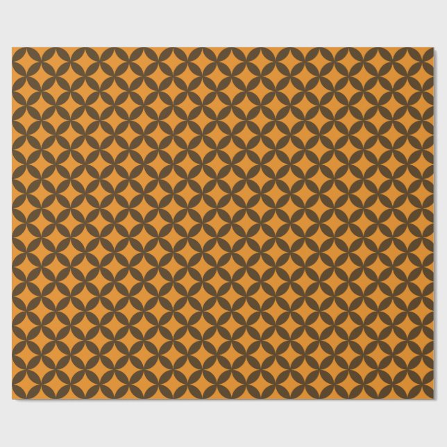 Rik krydda och choklad julinpackningspapper presentpapper (Platt)