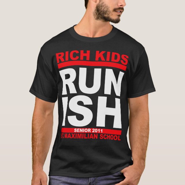 Rik lurar Runish ST. MAXIMILIAN skolar Tee Shirt (Framsida)