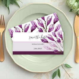 Rik Magnolia Pastell Lila Violett Handmålad