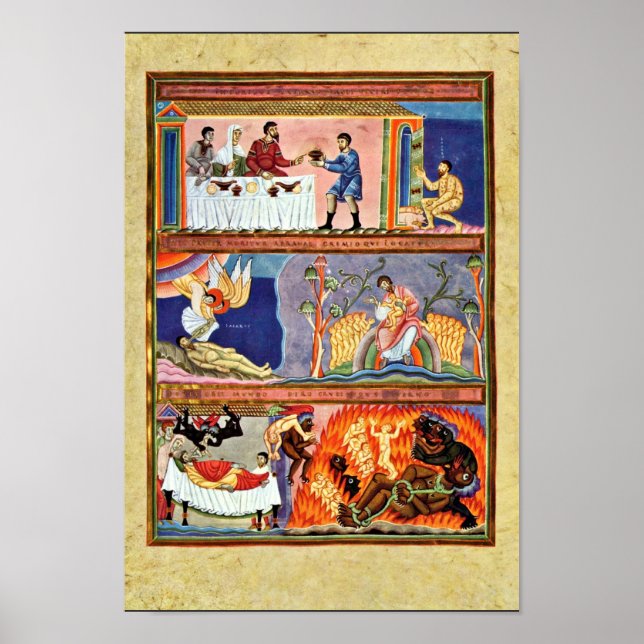 Rik Man och Lazarus Folio 78 R Poster (Framsidan)