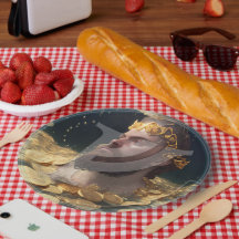 Rik Man Rune Papper Tallrikar |Feoh Fehu Viking An