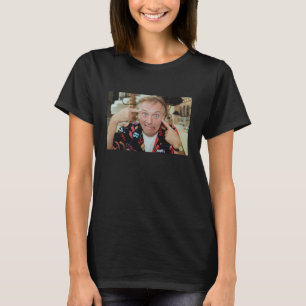 Rik Mayall Komedi Legend Bottom Young Ones Drop De T Shirt