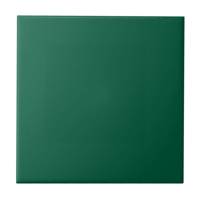 Rik Mörk grönt dekorativ keramik Tile Kakelplatta (Framsidan)