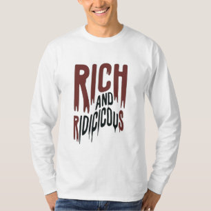 Rik och löjlig t shirt