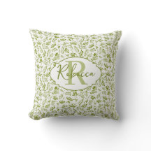 Rik Olivgrön Bladflaska Monogram Mönster