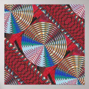 RIK Oriental ART: Gnistra CHAKRA n Silken Fabric Poster