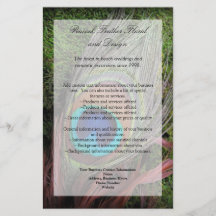 Rik Peacock Feather med Grönt Moss