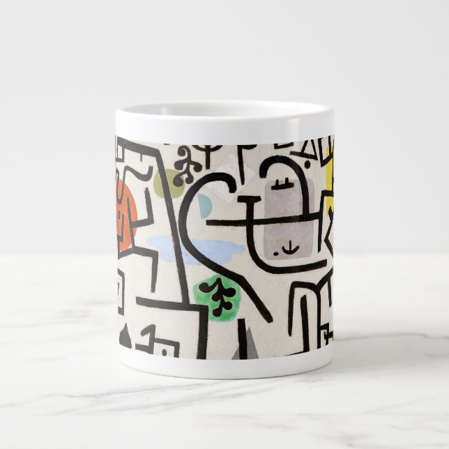 Rik Port (a trip bild, 1938) av Paul Klee Jumbo Mugg (Framsidan)