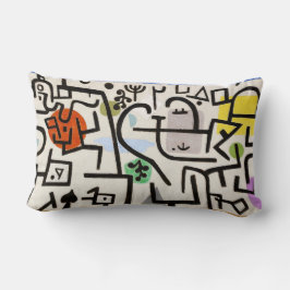 Rik Port (a trip bild, 1938) av Paul Klee Lumbarkudde