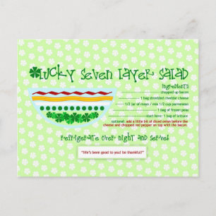 Rik Recipes LUCKY SEVEN LAGRAR SALAD Vykort