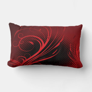 Rik Red Abstrakt American MoJo Pillow Lumbarkudde