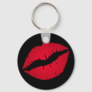 Rik Red Ombre Lipstick Black Nyckelring