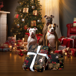 Rik Red Twinkle Ljus Pitbull-Valper Presentpapper