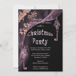 Rik Ro Guld Nuggets Winter Julgran Nycklar Inbjudningar