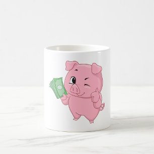 Rik Rosa Gris Kaffemugg