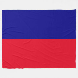 Rik Royal Blue Bright Nautical Red Färg Blocks Fleecefilt