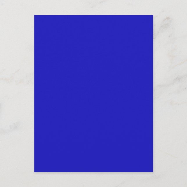 RIK ROYAL BLUE (fast färg) ~ Vykort (Framsida)