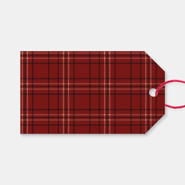 Rik tartan presentetikett (Framsidan (Horisontell))