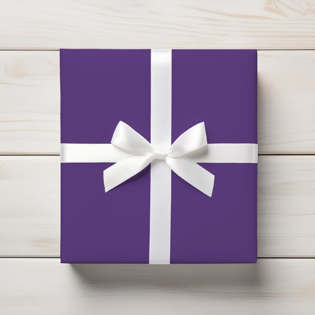 Rik Violet Amethyst Lila Solid Färg Presentpapper (Skapare uppladdad)