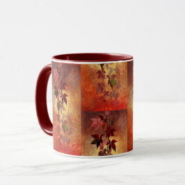 Rika Burgundy/hösten färgar & lämnar kaffemuggen Mugg
