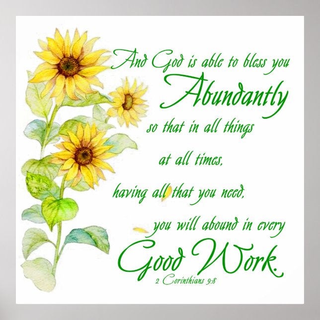 Rika välsignelser poster (Framsidan)