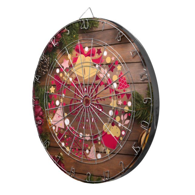 Rikards familjs glada jul Dartboard Darttavla (Högra Framsidan)