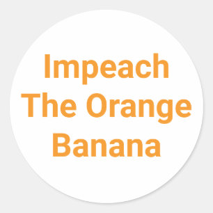 Rikeda Fredorange Bananhankamer Artjunkhaus Yum Runt Klistermärke