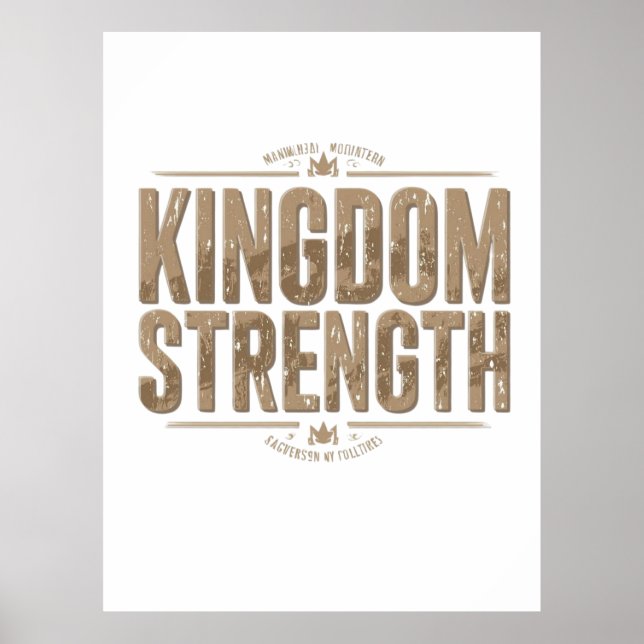Rikedom Mentalitet Tro Fokus Disciplin Design Poster (Framsidan)
