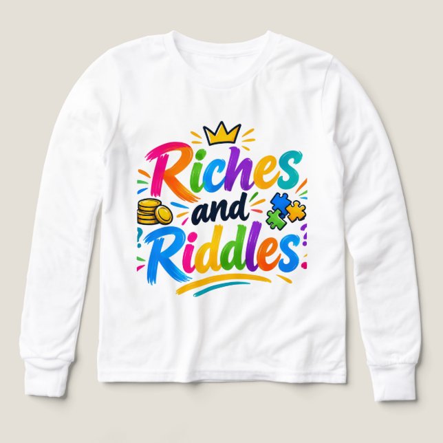 Rikedom och Gåtor T Shirt (Design framsida)